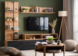 Nappali Bútor Evora Artisan/Fekete 11011202 Szekrénysorok online bútor rendelés Székesfehérvár bútorboltok