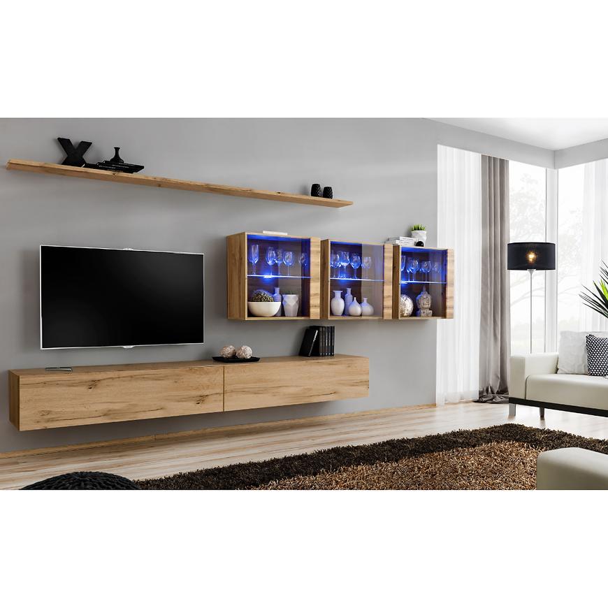 Nappali bútor Switch XVII üveg +LED Wotan Szekrénysorok online bútor rendelés Székesfehérvár bútorboltok