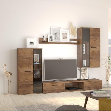 Nappali bútor Salsa tölgy Lefkas Szekrénysorok online bútor rendelés Székesfehérvár bútorboltok